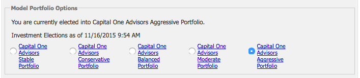 Aggressive Portfolio